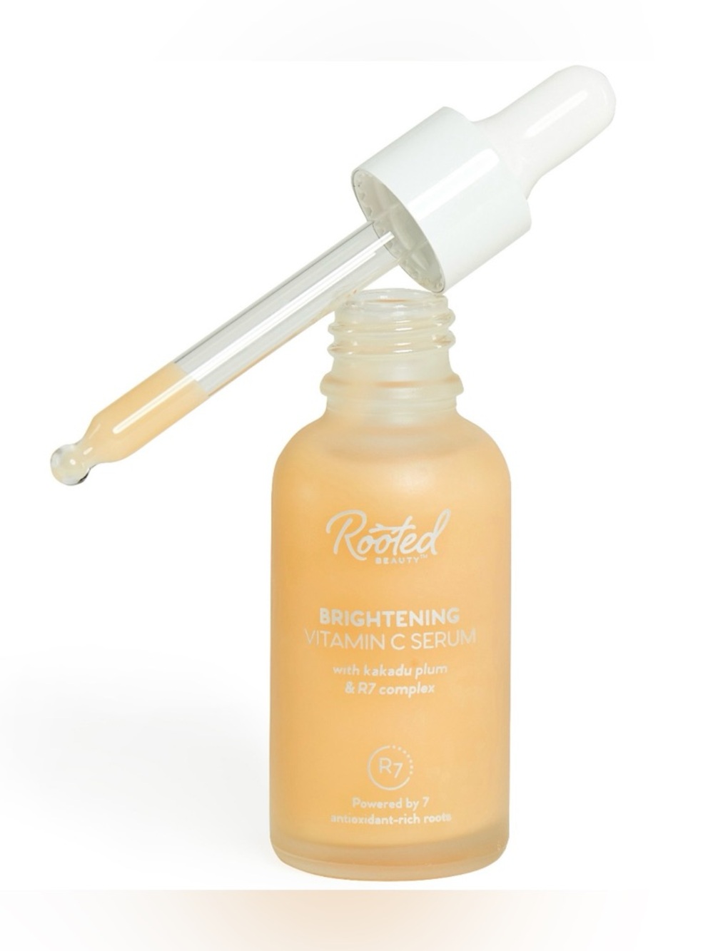 NEW IN BOX ROOTED BEAUTY BRIGHTENING VITAMIN C SERUM 30ml/1 fl oz